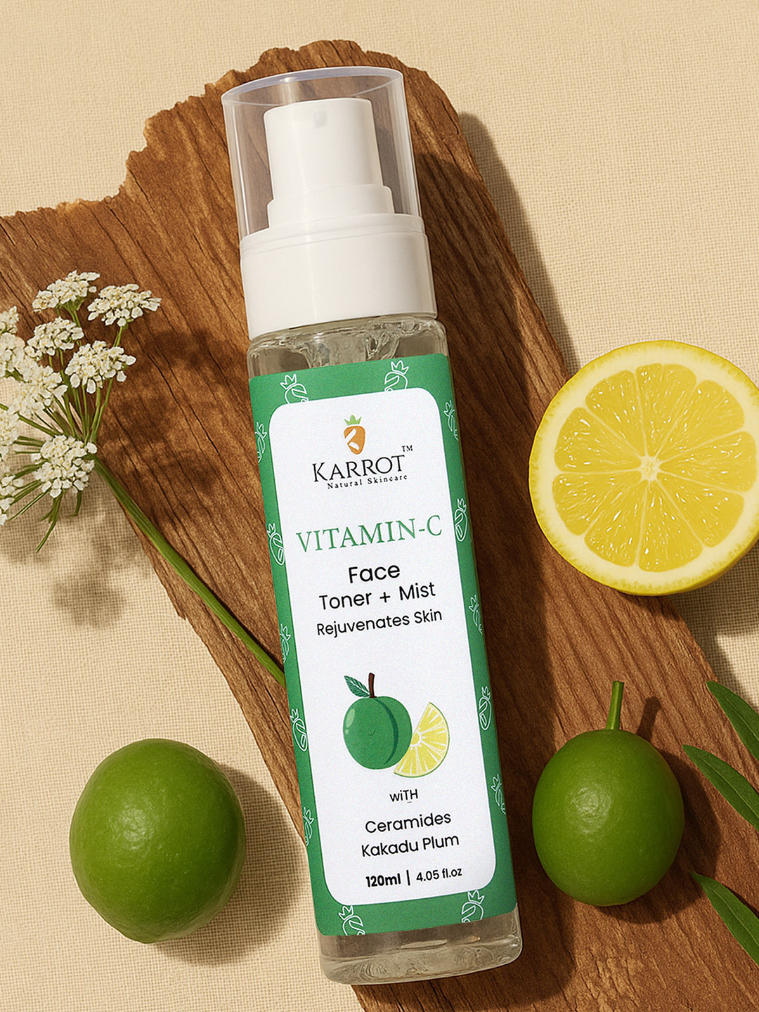 Karrot Natural Skincare Vit-C Face Toner for skin toning and brightening-120 ml