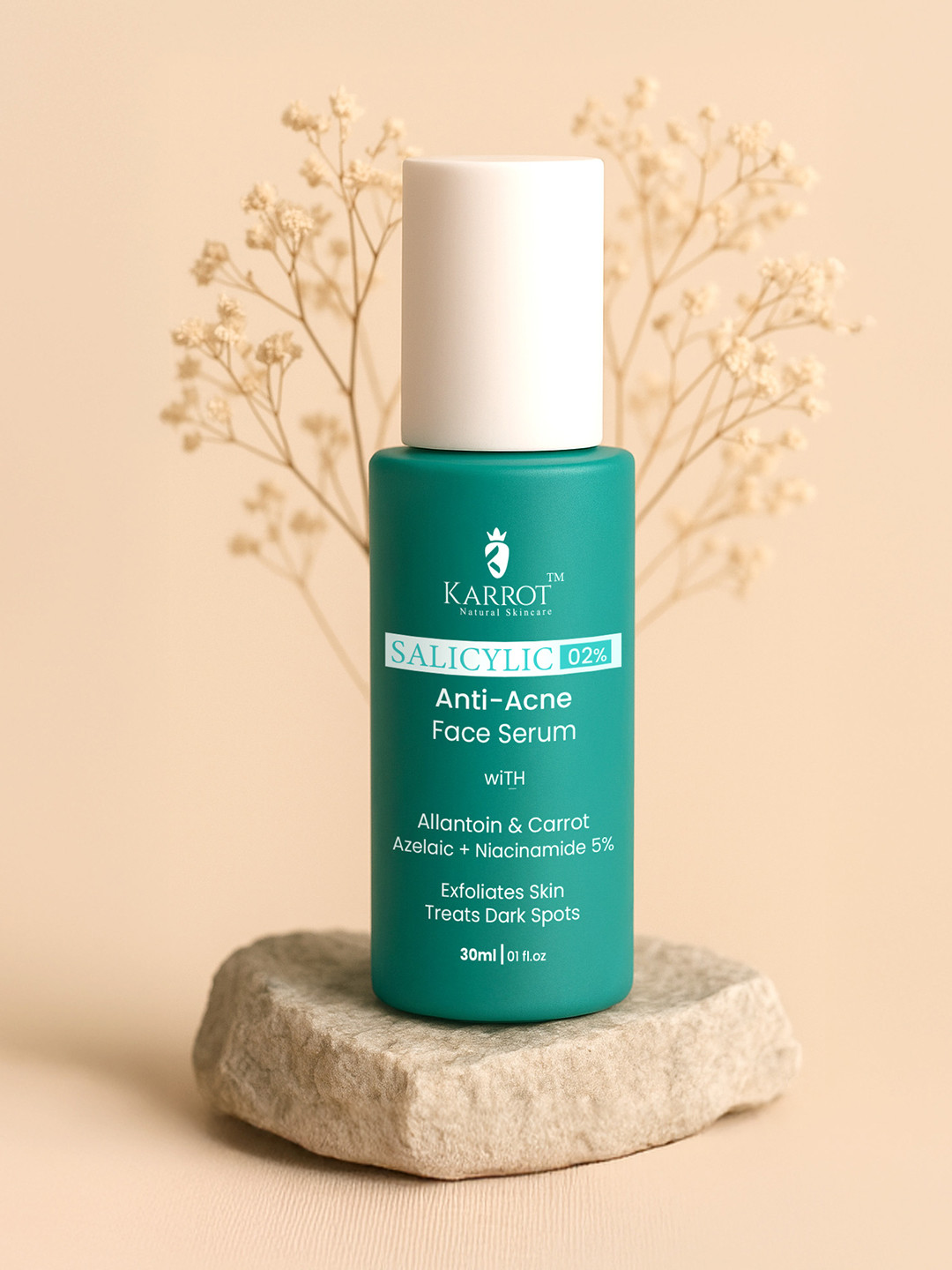 KARROT NATURAL SKINCARE Acne Control & Glowing Face Salicylic Face Serum - 30ml