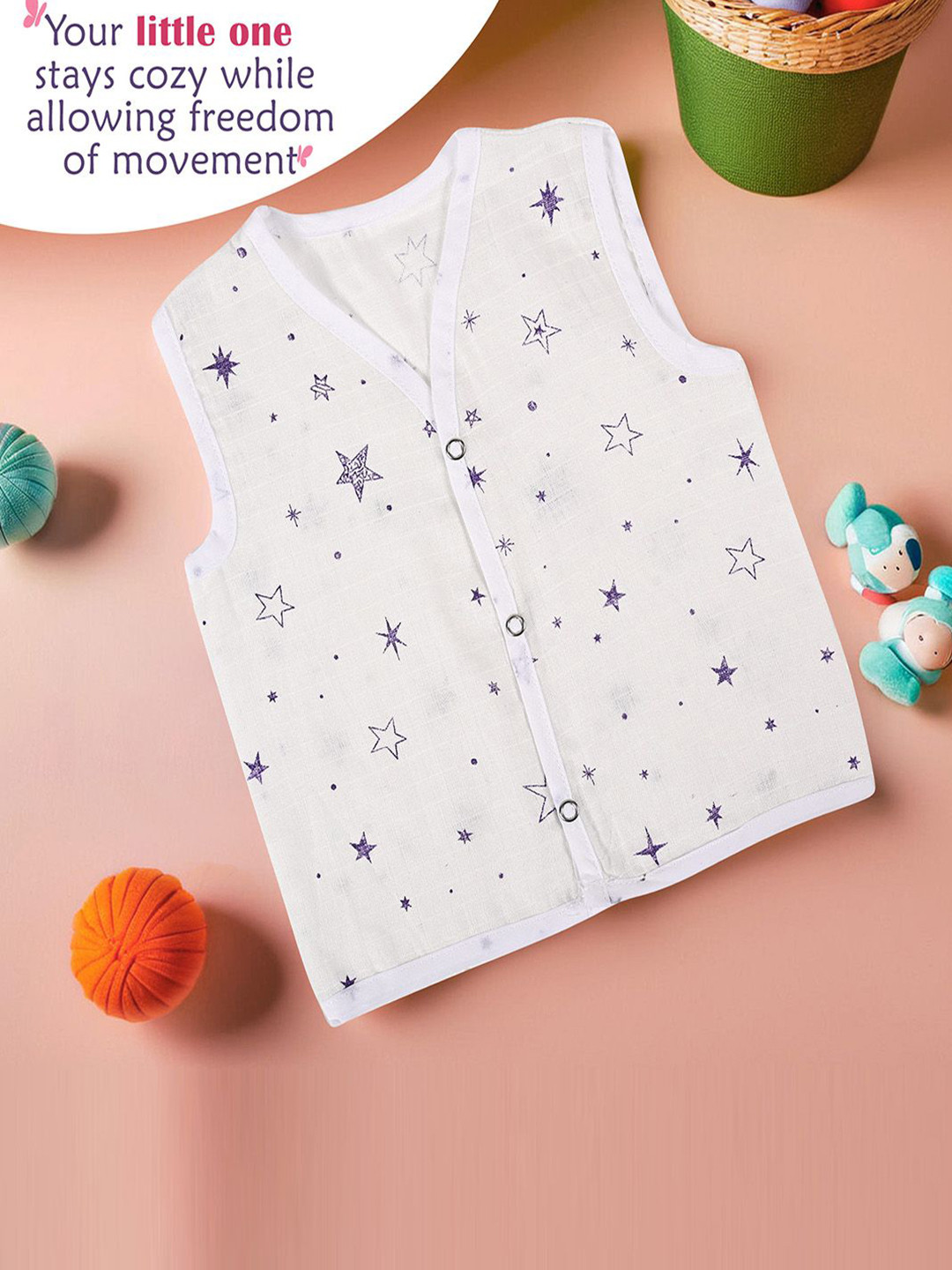 Kuber Industries Kids Pack of 15 Cotton Tees Jhablas for New Born Baby