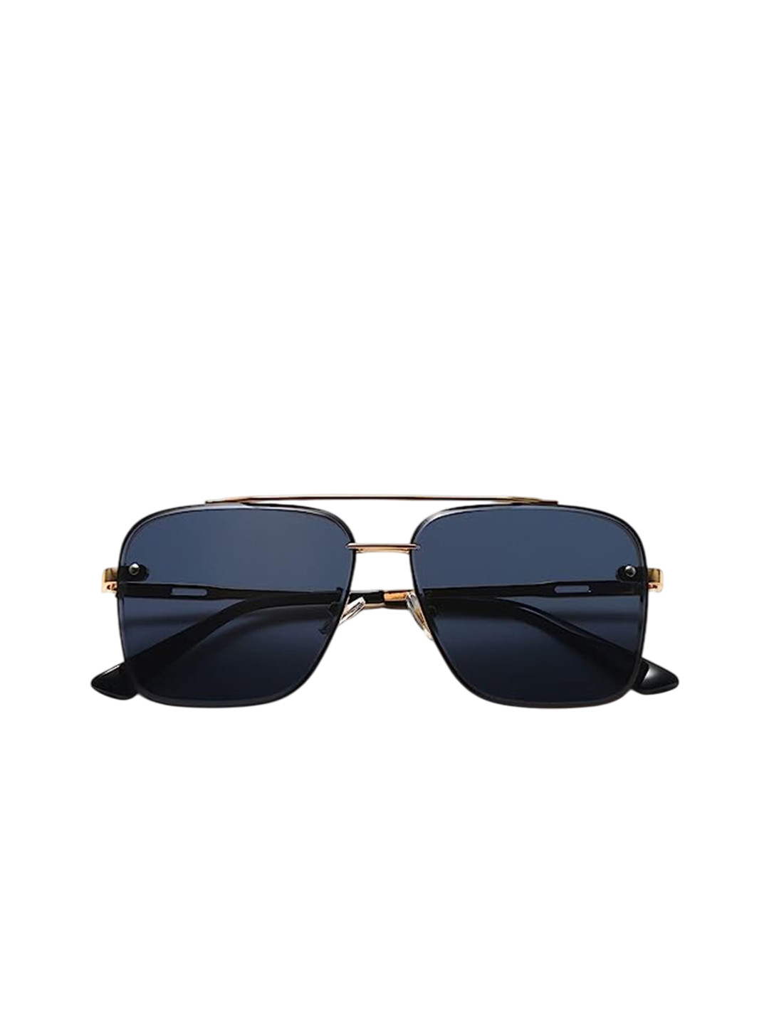 RICH CLUB Unisex Full Rim Square Sunglasses with Polarised Lens RIMLESS SUNGLASS SQUARE