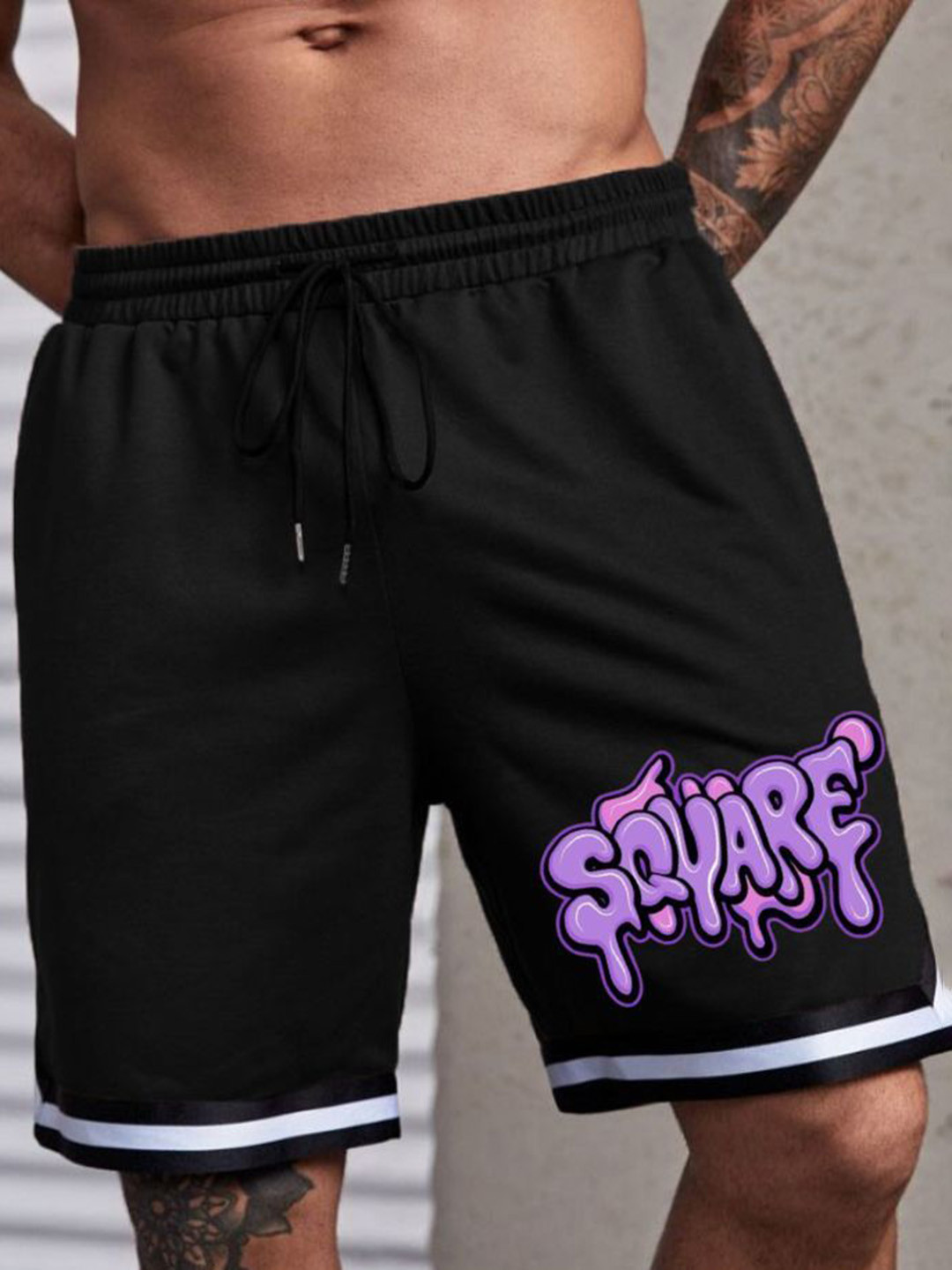 MASCARI Men TWILL TAPE Training or Gym Dri-FIT Sports Shorts
