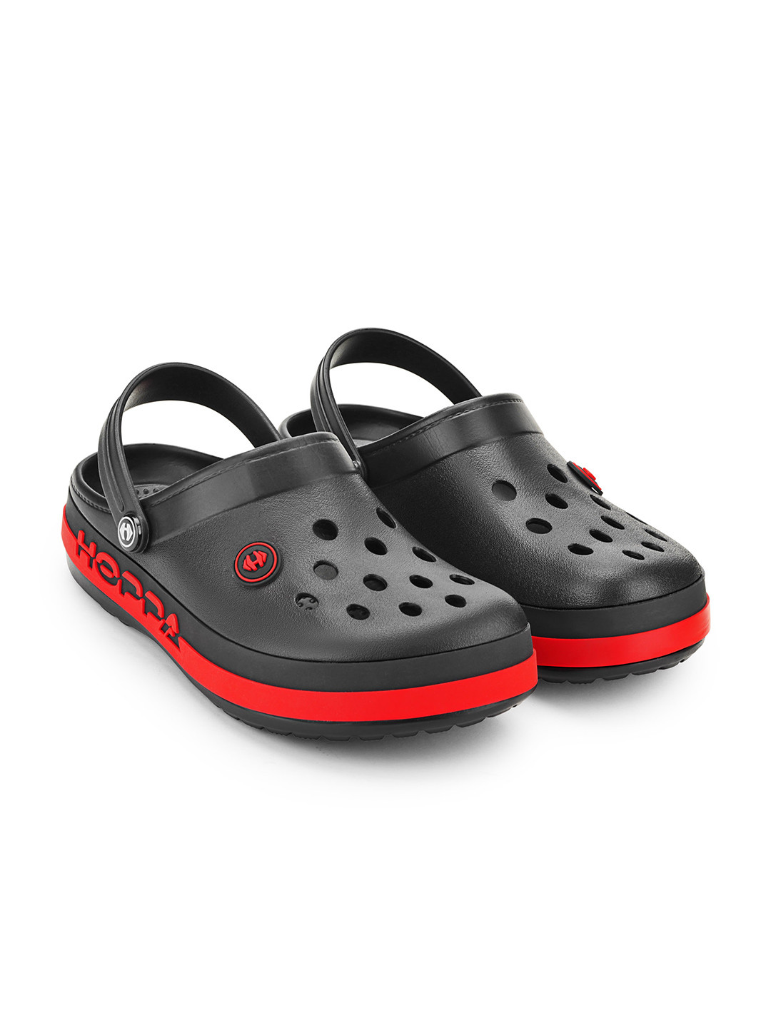 Hoppa Leo Black Clogs Men