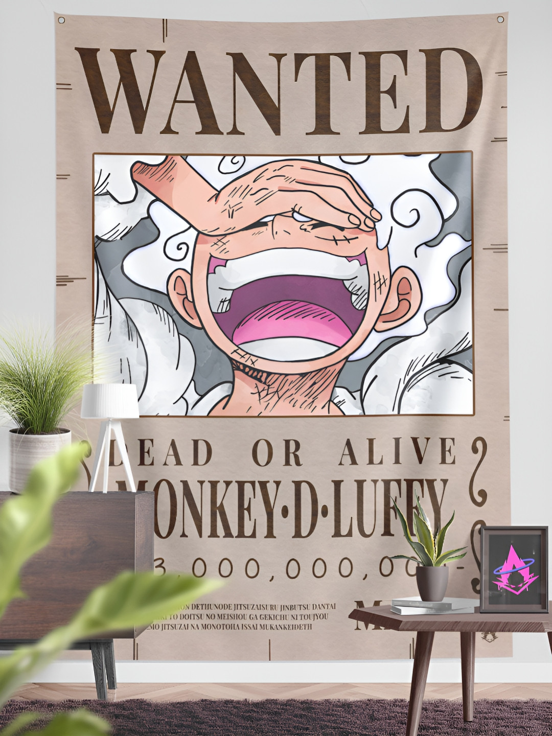 COMICSENSE Cream-Coloured  Anime 5th Gear Bounty Printed Anime Tapestry