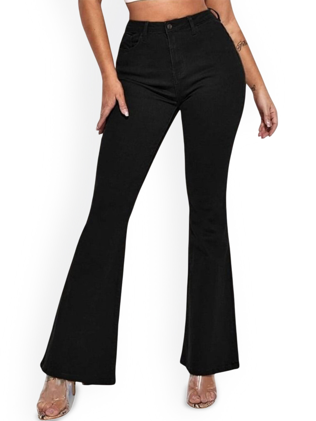 BROADSTAR Women Smart Bootcut Stretchable Jeans