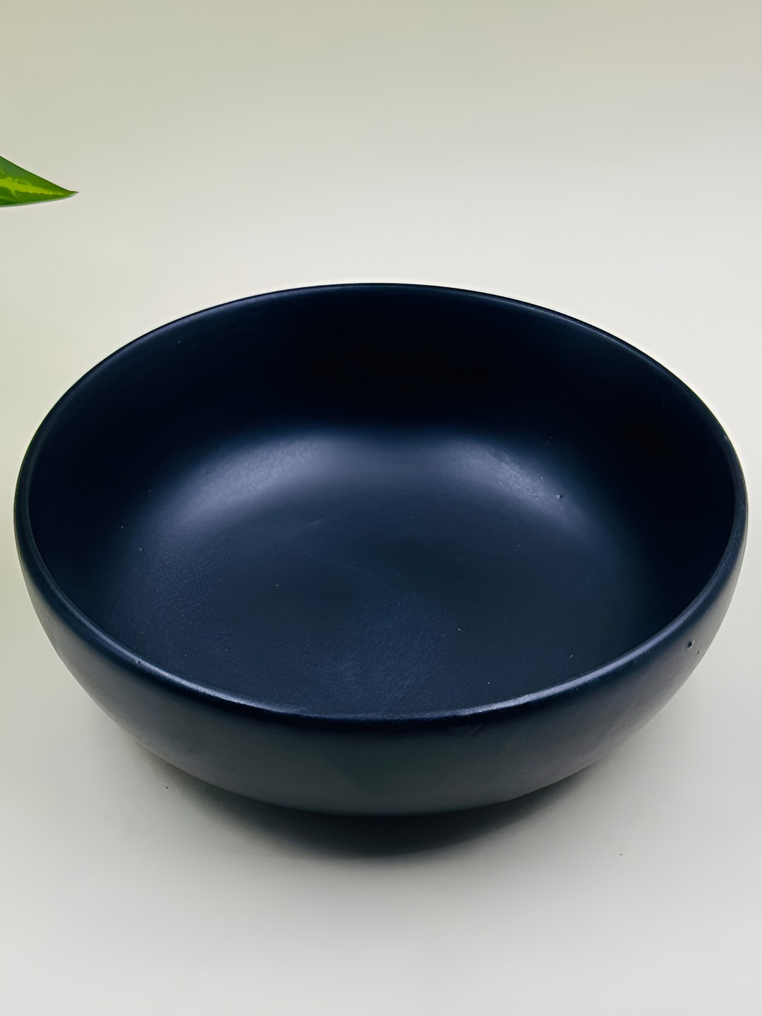 Lupaava Black Ceramic Microwave Safe Serving Bowl 700 ml