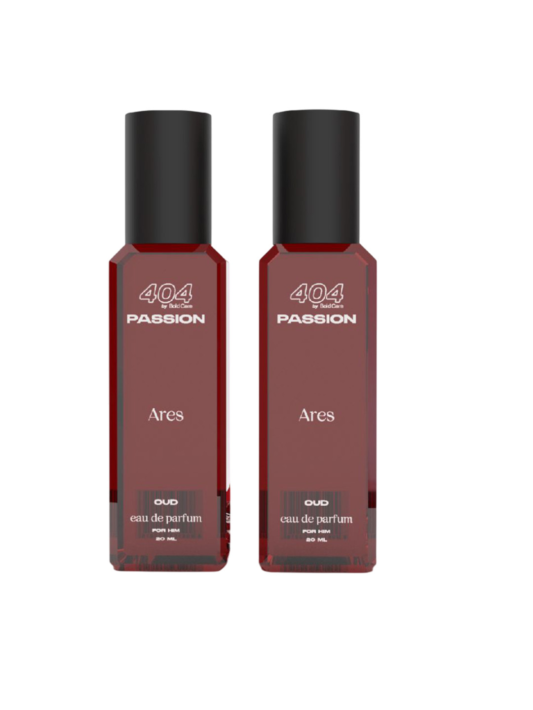 Bold Care Men Set Of 2 Ares Oud Long Lasting Eau De Parfum - 20 ml Each