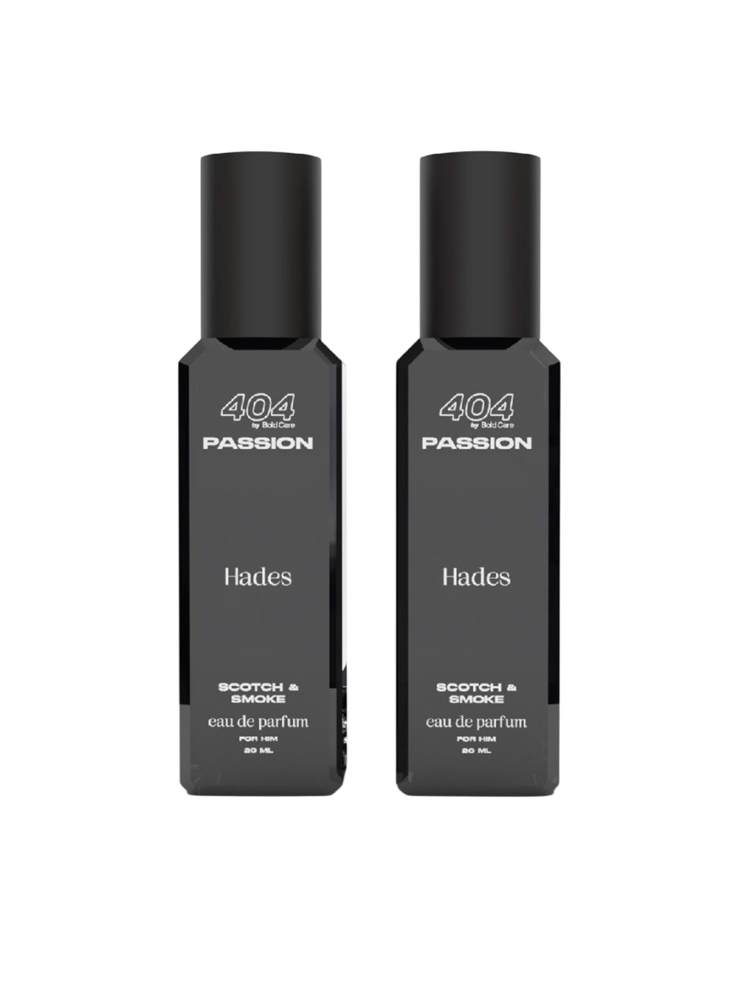 Bold Care Set Of 2 Hades Scotch & Smoke Long Lasting Eau De Parfum - 20 ml Each
