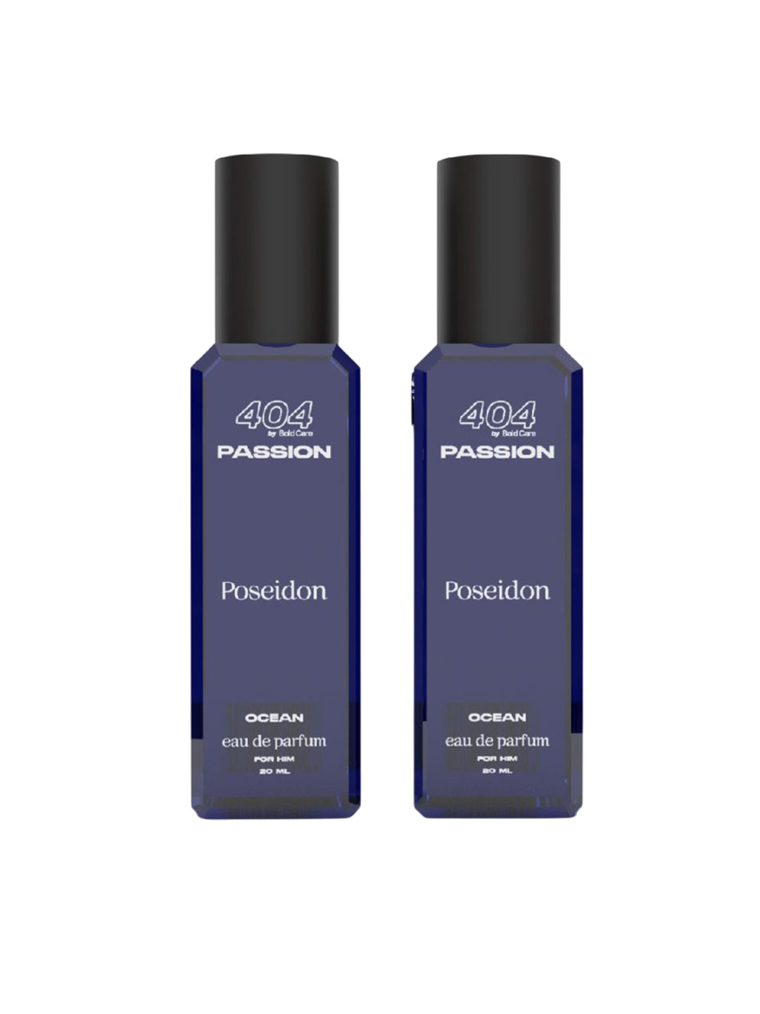 Bold Care Set Of 2 Poseidon Ocean Long Lasting Eau De Parfum - 20 ml Each