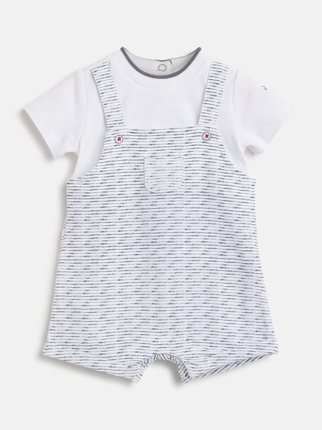 Chicco Boys Printed Short Sleeve Romper