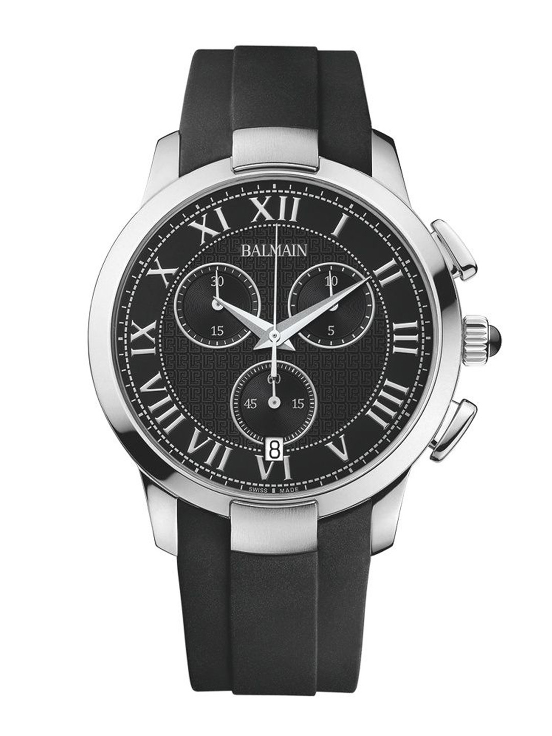 Balmain Men Brass Printed Dial & Bracelet Style Straps Digital Watch B53613262