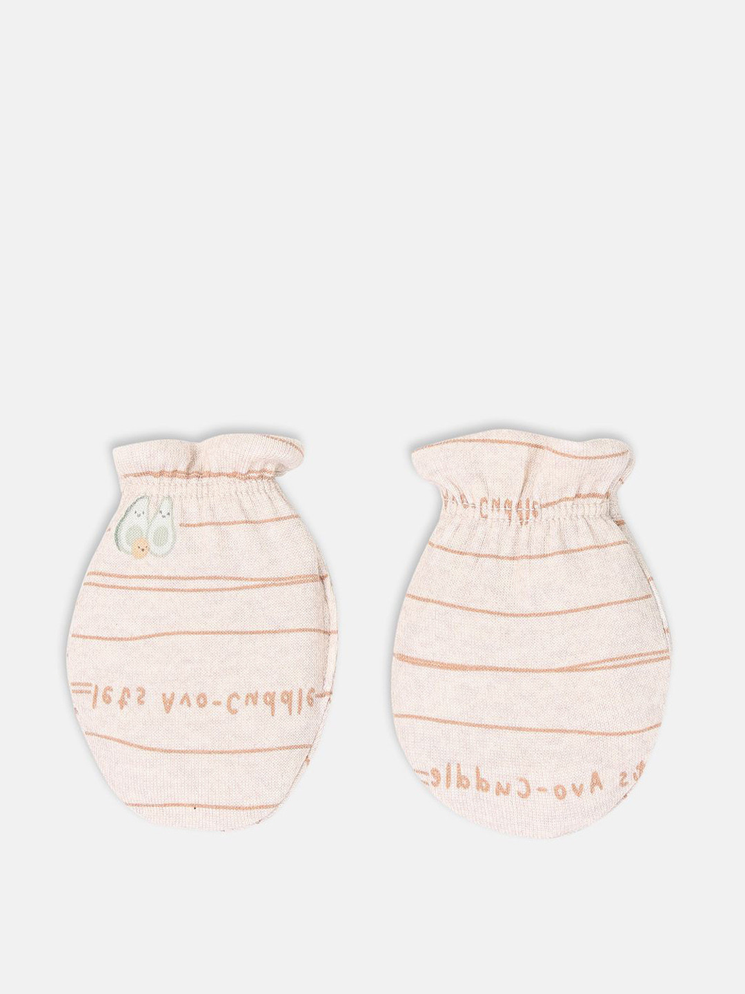 MINI KLUB Infants Pack Of 2 Printed Pure Cotton Mittens