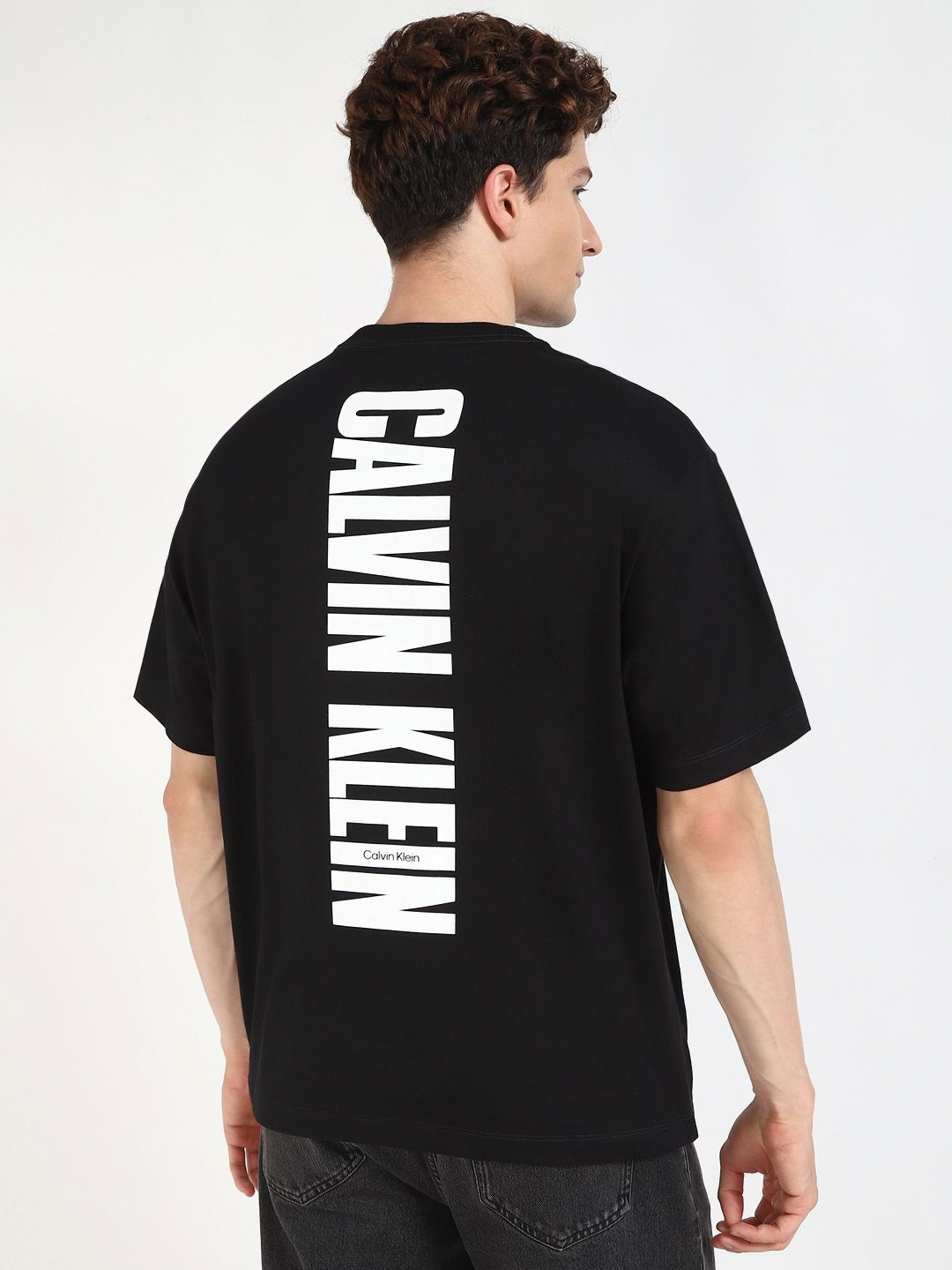 Calvin Klein Jeans Men Typography Applique T-shirt