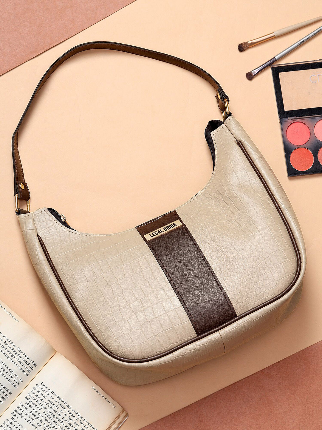 LEGAL BRIBE PU Bowling Shoulder Bag