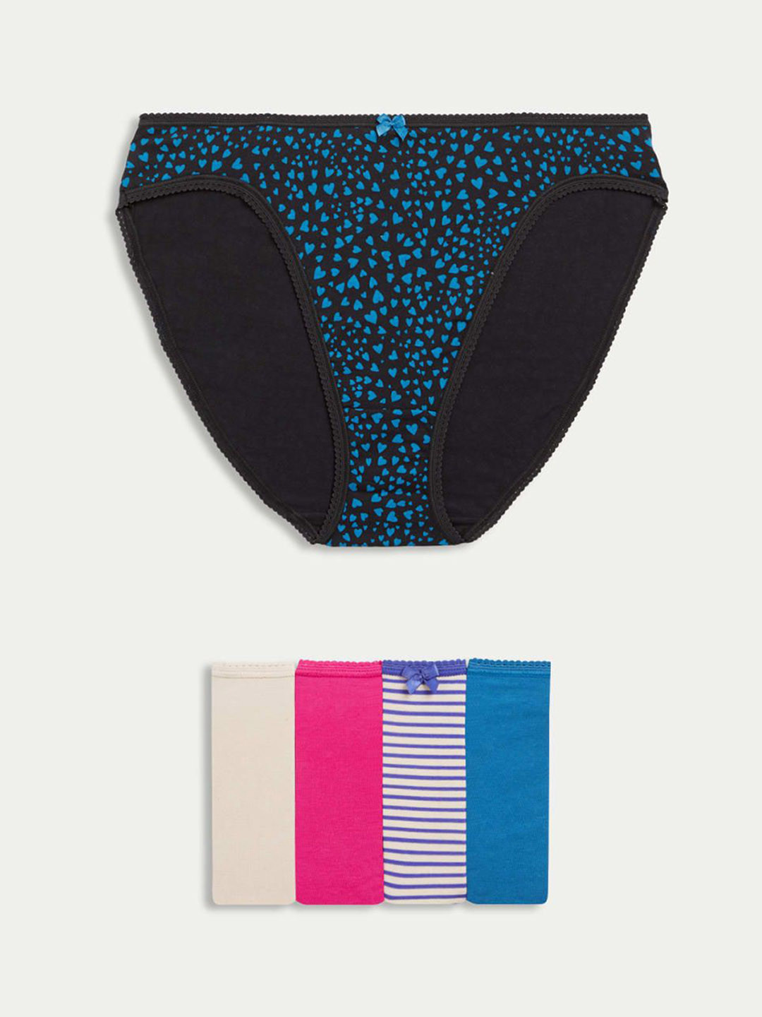 Marks & Spencer  Pack Of 5 Printed High Rise Basic Briefs
