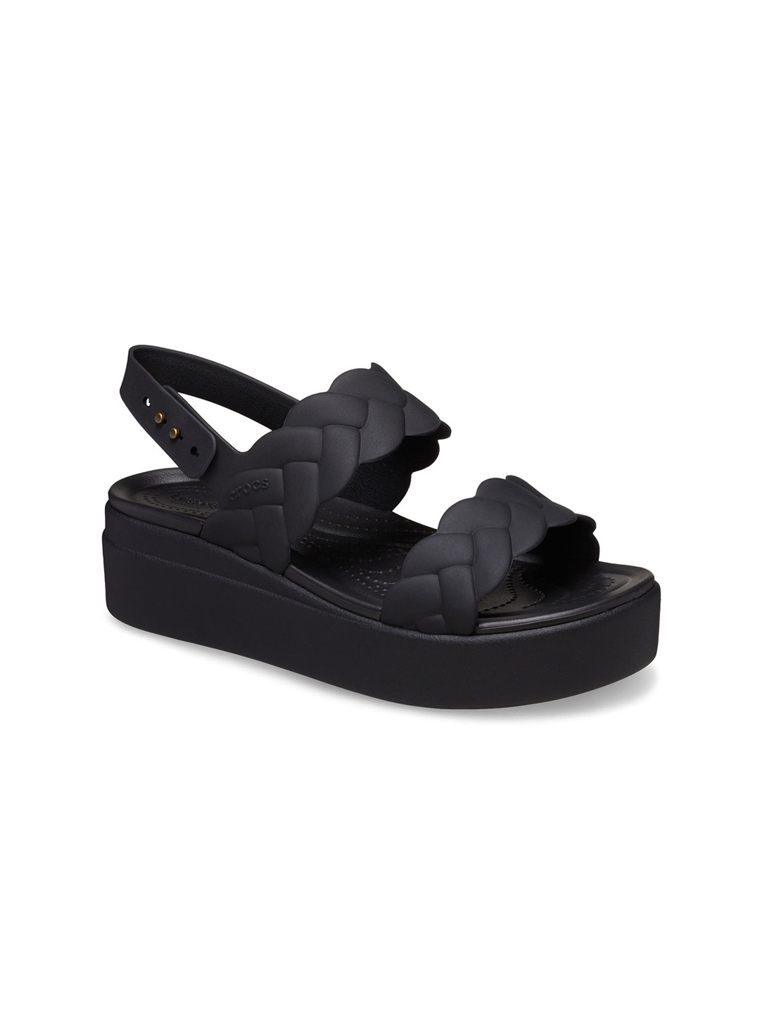 Crocs Platform Sandals with Laser Cuts