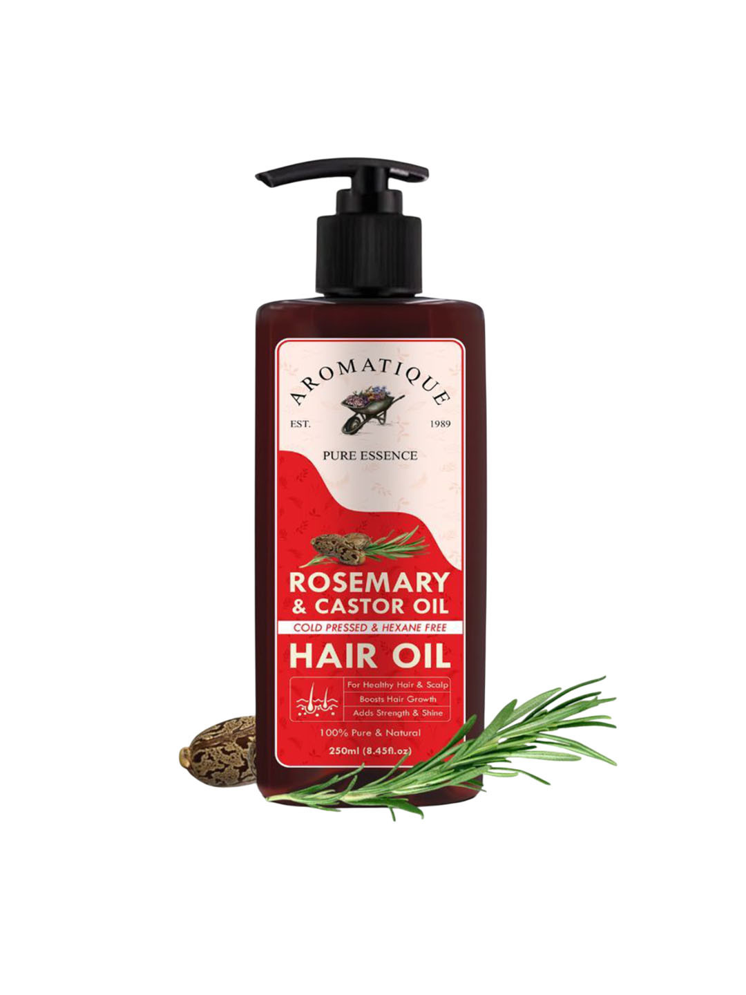 AROMATIQUE Rosemary & Castor Oil For Hair Growth & Healthy Scalp - 250 ml