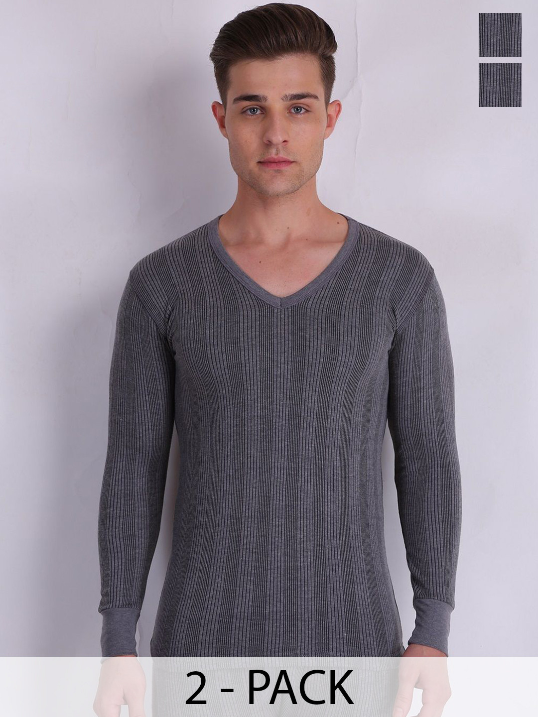 T.T. Pack Of 2 Hotpot Elite Light Weight-Ultra Warm Thermal Top