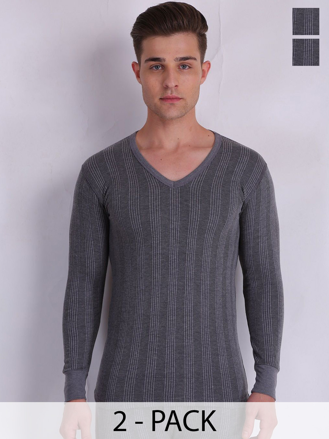 T.T. Pack Of 2 Hotpot Elite Light Weight-Ultra Warm Thermal Top