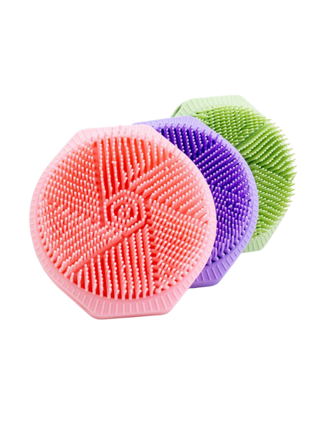 Getmecraft Exfoliating Silicone Bath Brush & Body Scrubber - Green