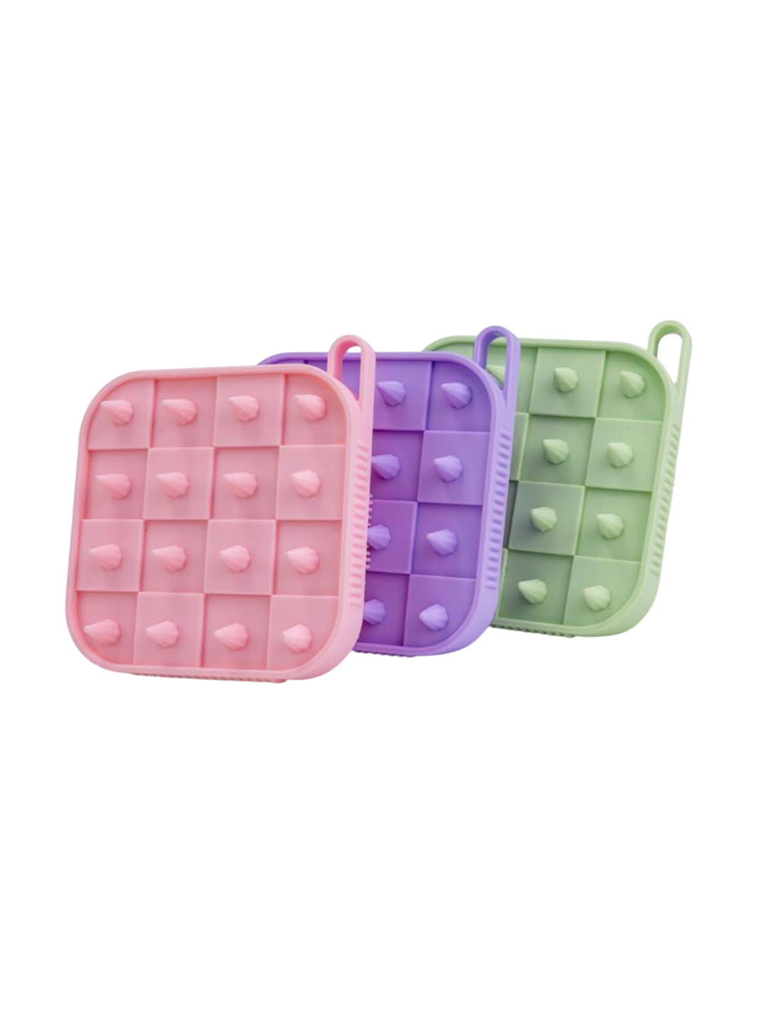 Getmecraft Exfoliating Silicone Bath Brush & Body Scrubber - Green