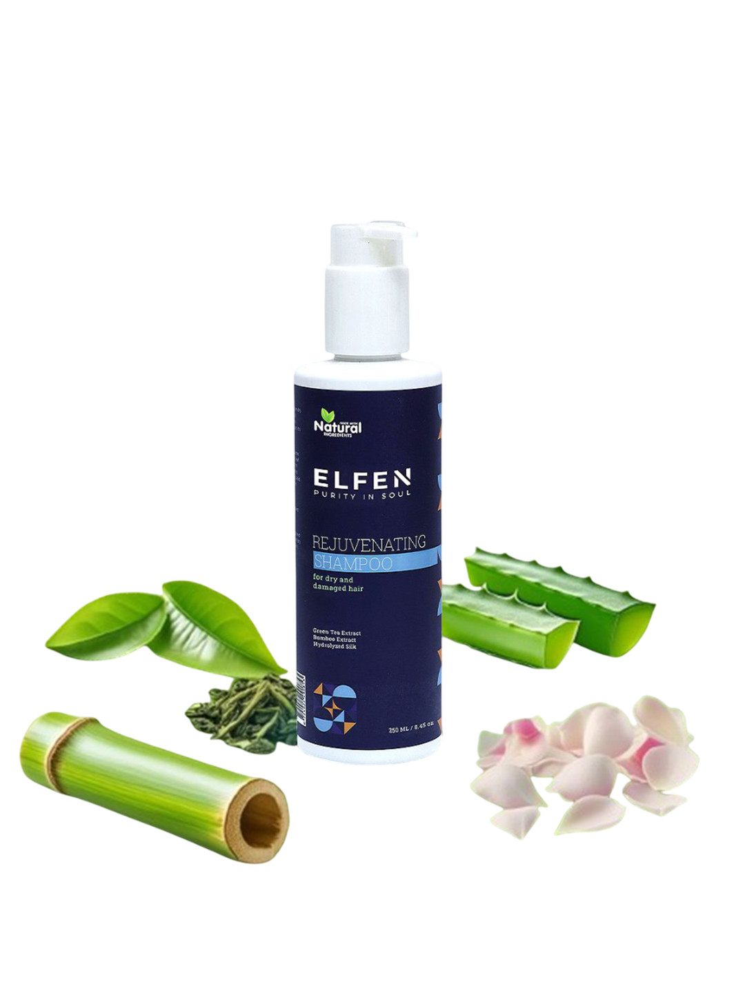 ELFEN Rejuvenating Shampoo With Bamboo Extract For Dry and Damaged Hair - 250 ml