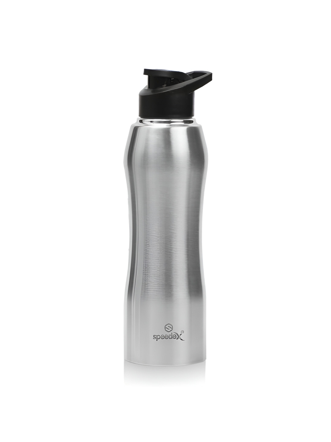Speedex Silver-Toned Brand Logo Printed Stainless Steel Water Bottle 1 Litre