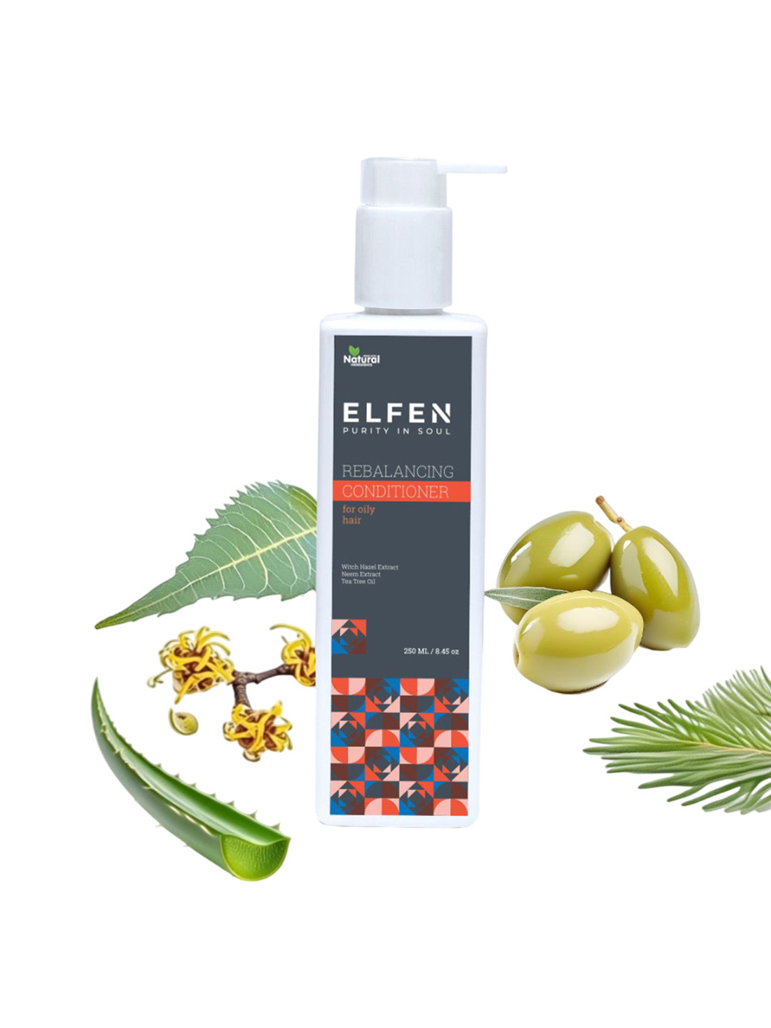 ELFEN Rebalancing Conditioner With Witch Hazel & Neem For Oily Hair and Scalp - 250 ml