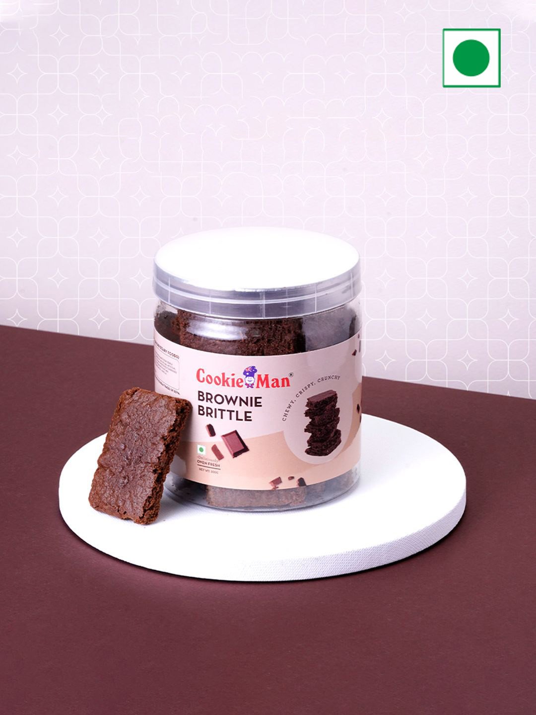 Cookieman Vegetarian Brownie Brittle - 200g