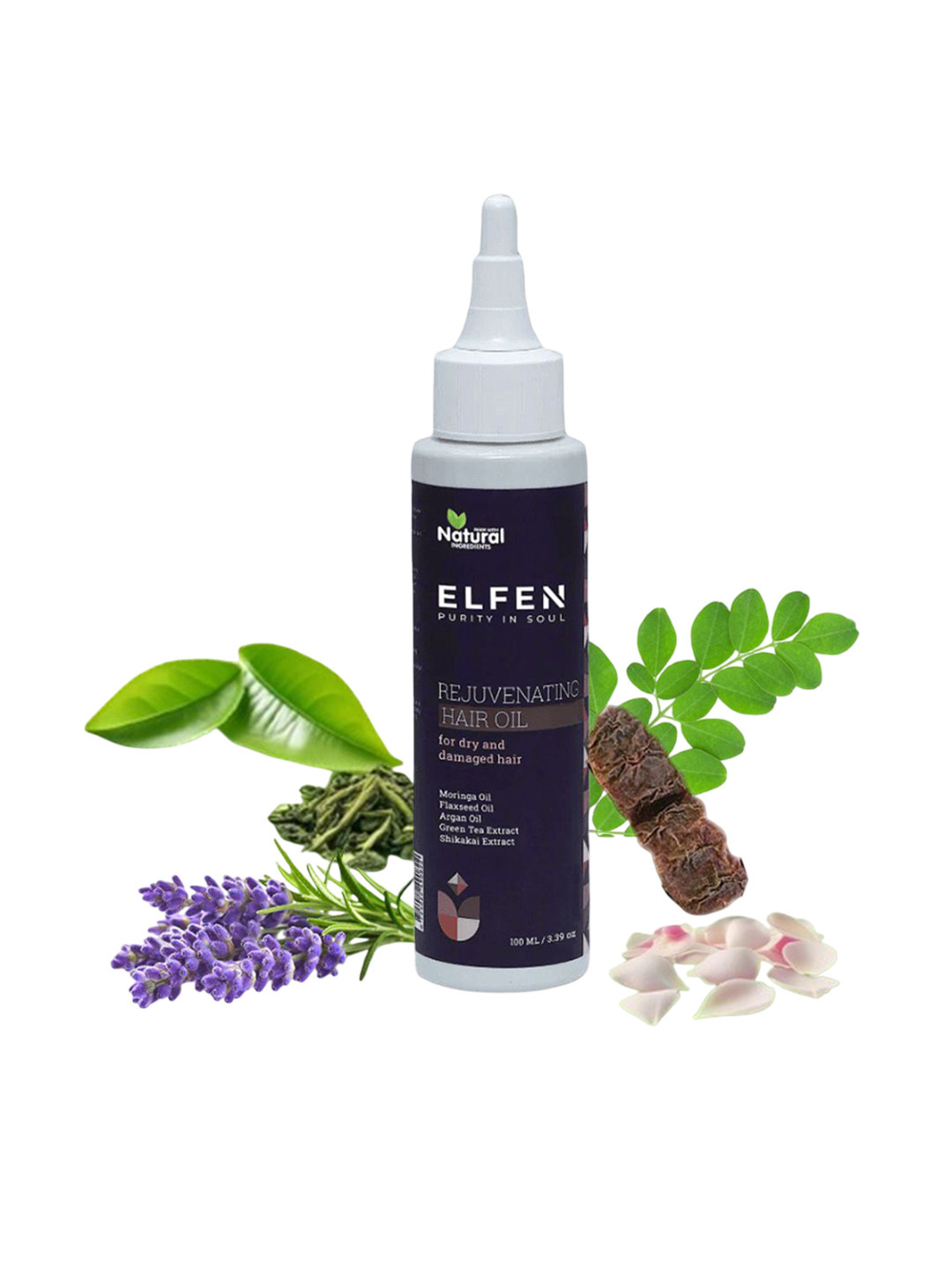 ELFEN Rejuvenating Hair Growth Oil With Moringa For Dry & Damaged Hair- 100 ml