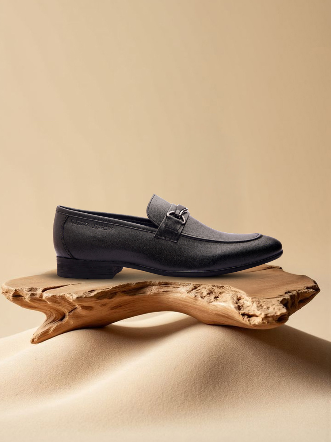 MICHAEL ANGELO Men Round Toe Formal Moccasin