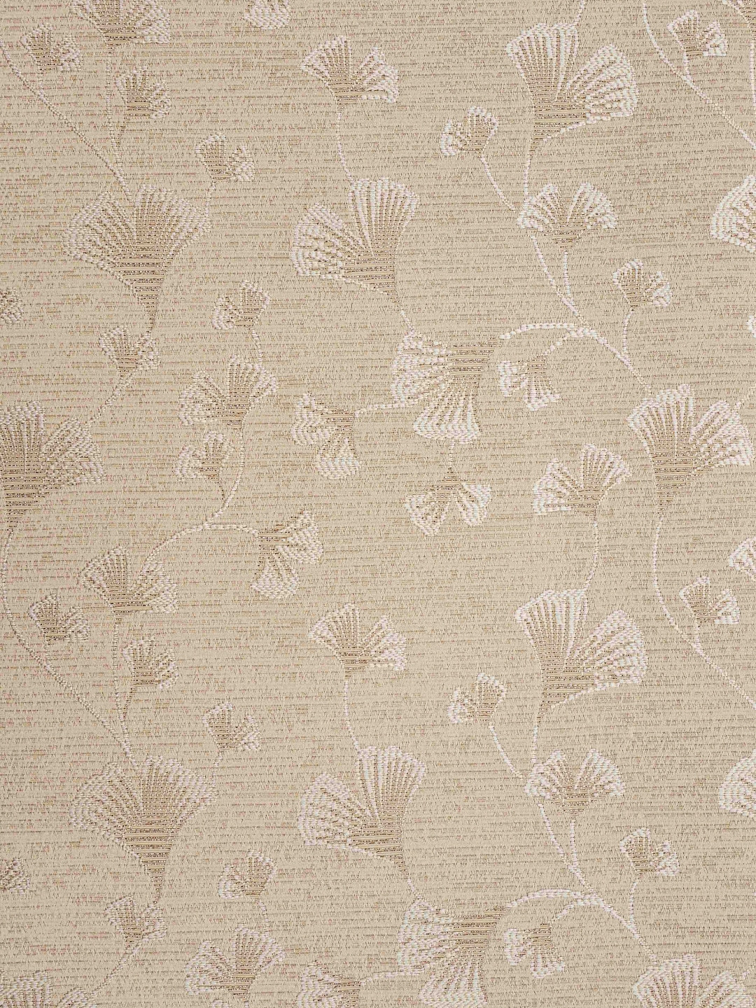 Ariana tranquil Cream-Coloured Floral Printed Room Darkening Door Curtain