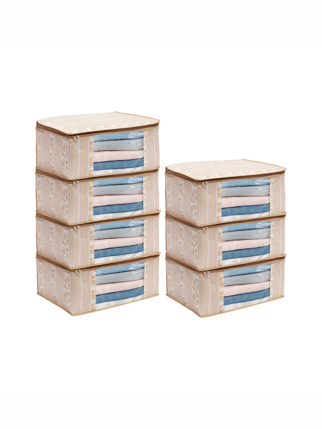 ANKIT INTERNATIONAL Brown Set of 7 Super Strong Multi-Utility Organisers