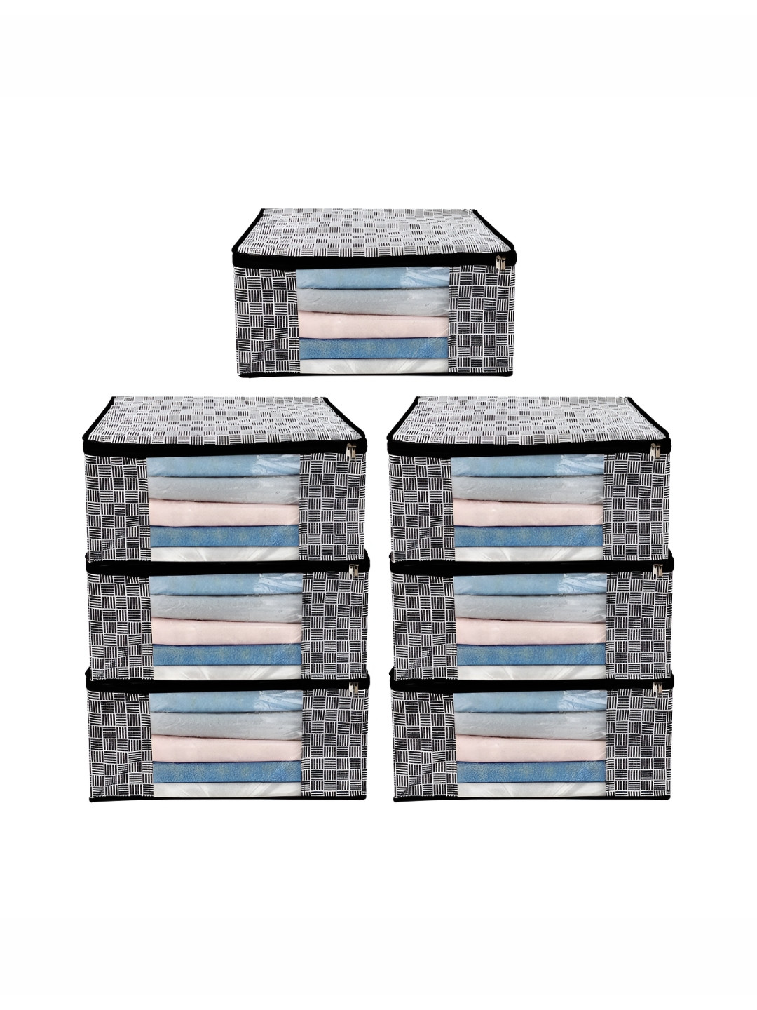 ANKIT INTERNATIONAL Black Set of 7 Super Strong Multi-Utility Organisers