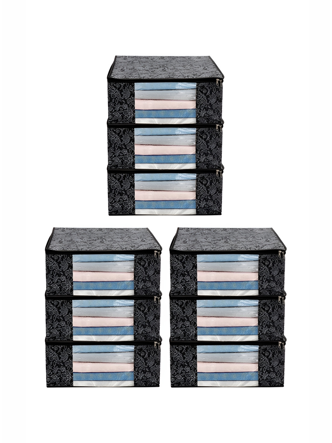 ANKIT INTERNATIONAL Black Set of 9 Super Strong Multi-Utility Organisers