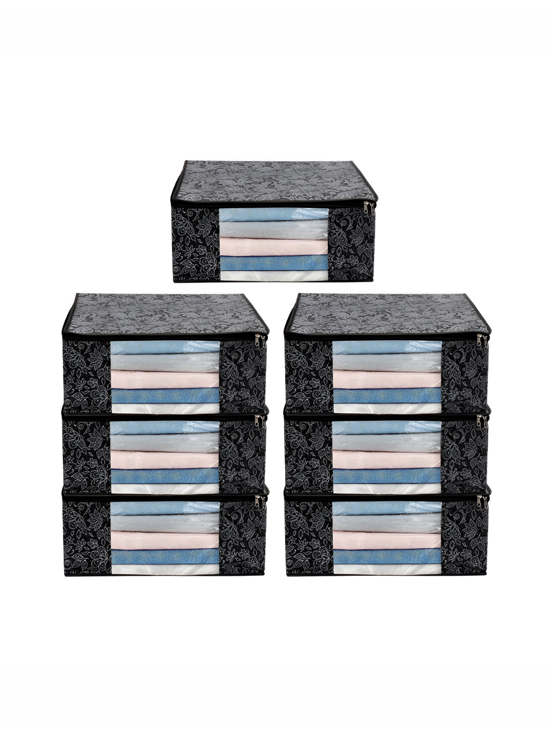 ANKIT INTERNATIONAL Black Set of 7 Super Strong Multi-Utility Organisers