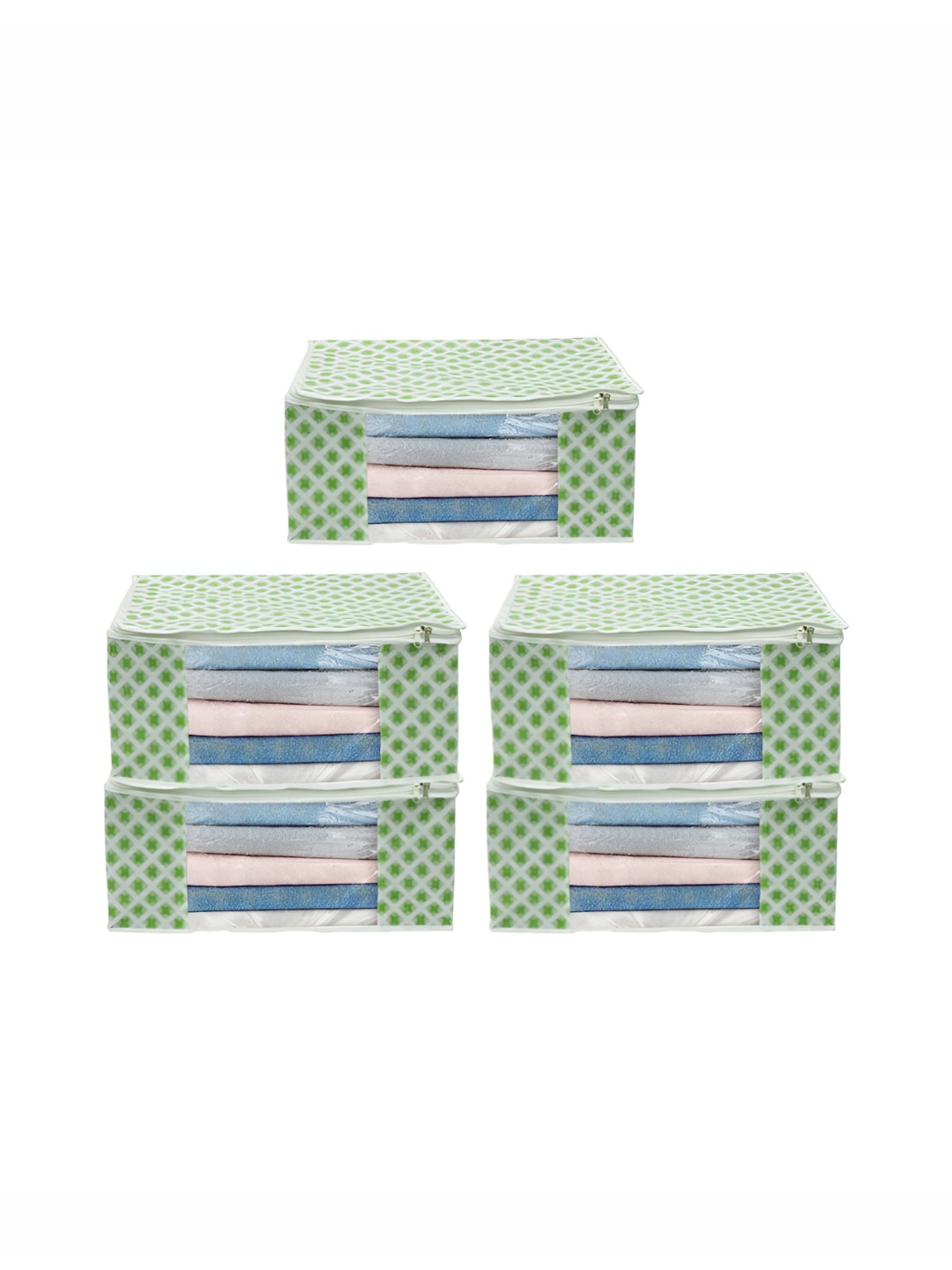 ANKIT INTERNATIONAL Green Set of 5 Super Strong Multi-Utility Organisers