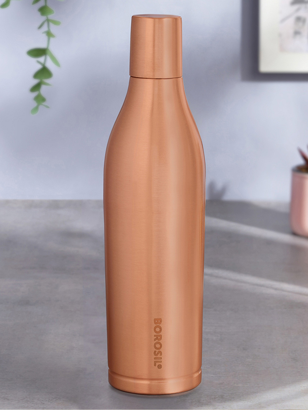 BOROSIL Gemini Copper BPA Free Water Bottle - 800ml