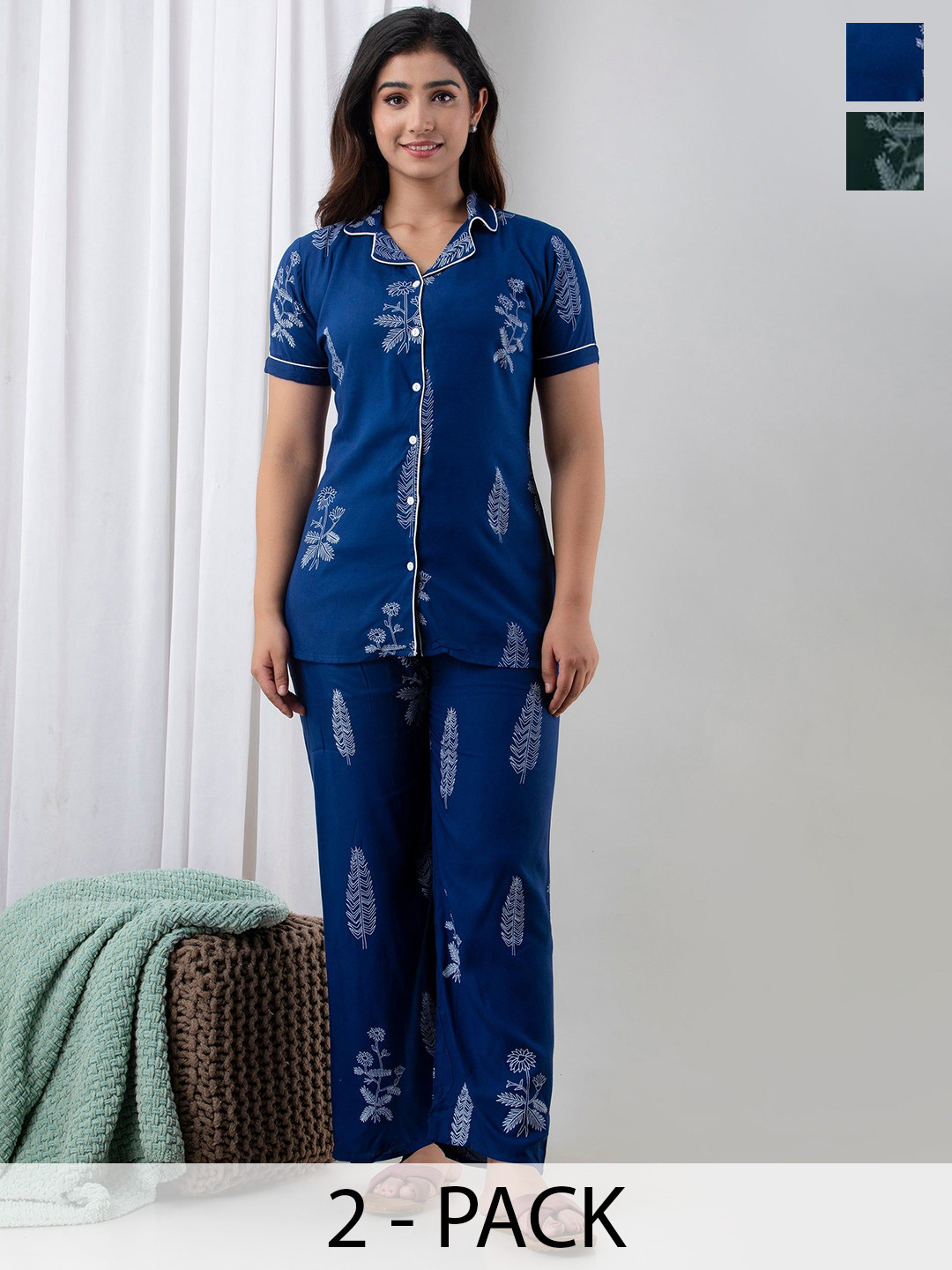 Krati Creations Women Printed Night suit