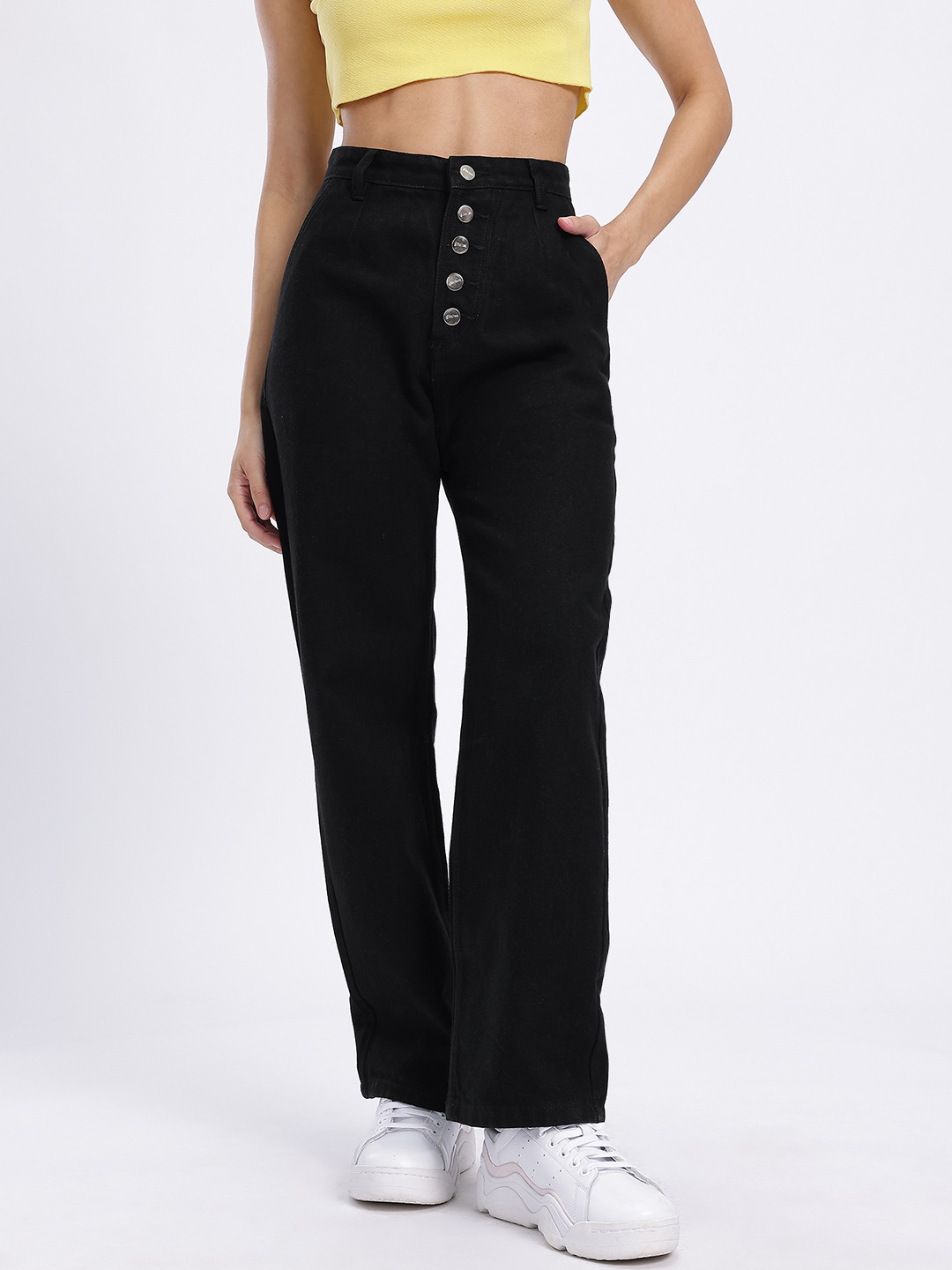 glitchez Women Mid-Rise Balloon Fit Relaxed Fit Jeans