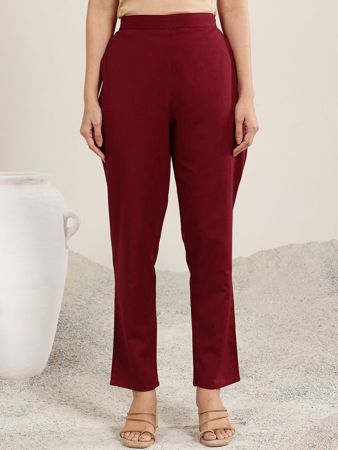 Libas Women Regular Trousers