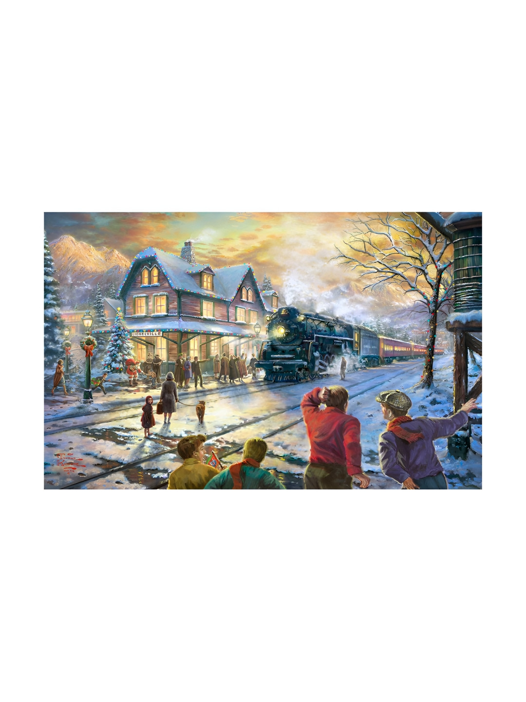 Inephos Canvas Wall Rectangle Paintings Wall Art - 29.52x47.24In