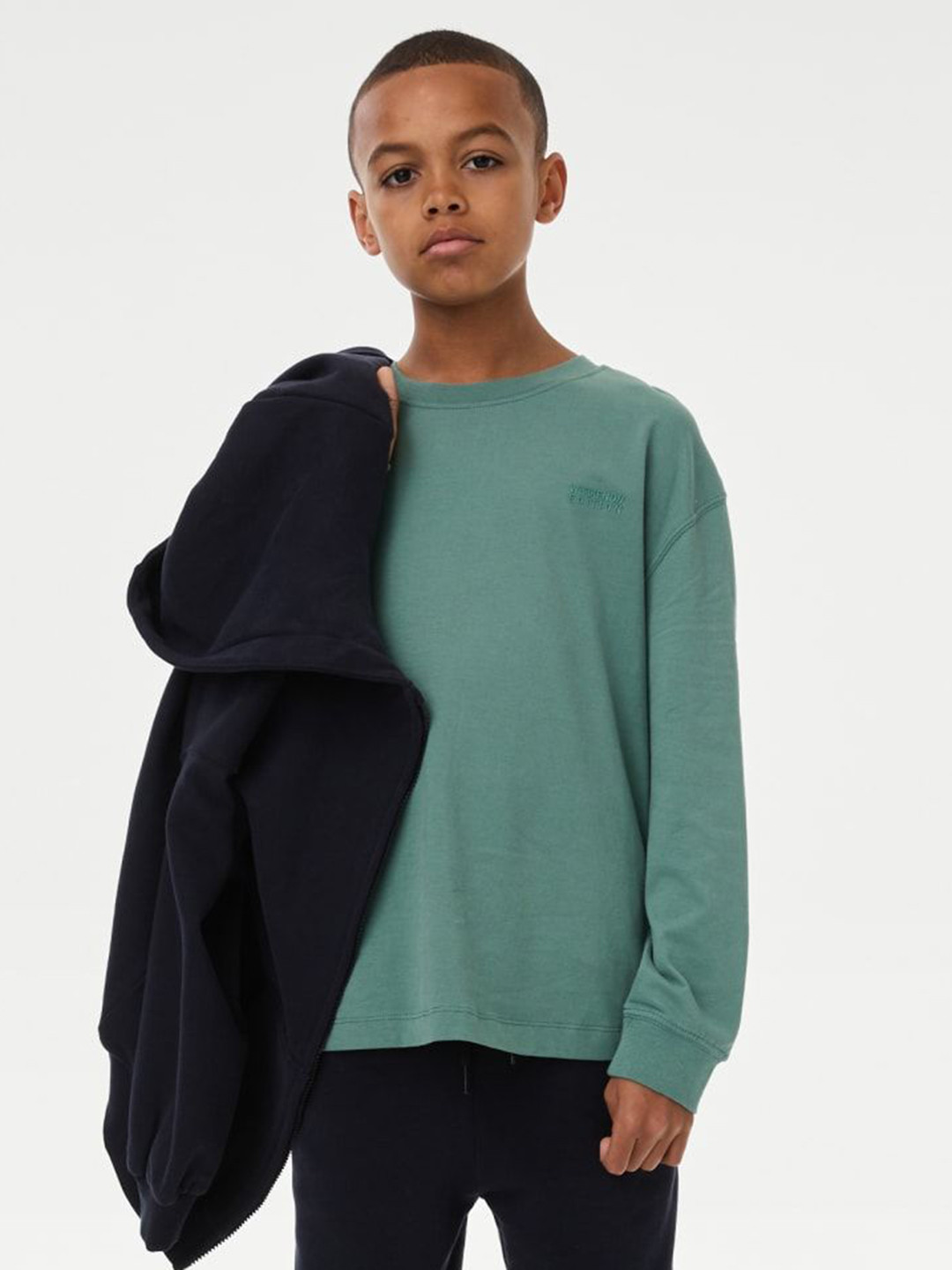 Marks & Spencer Pure Cotton Slogan Top