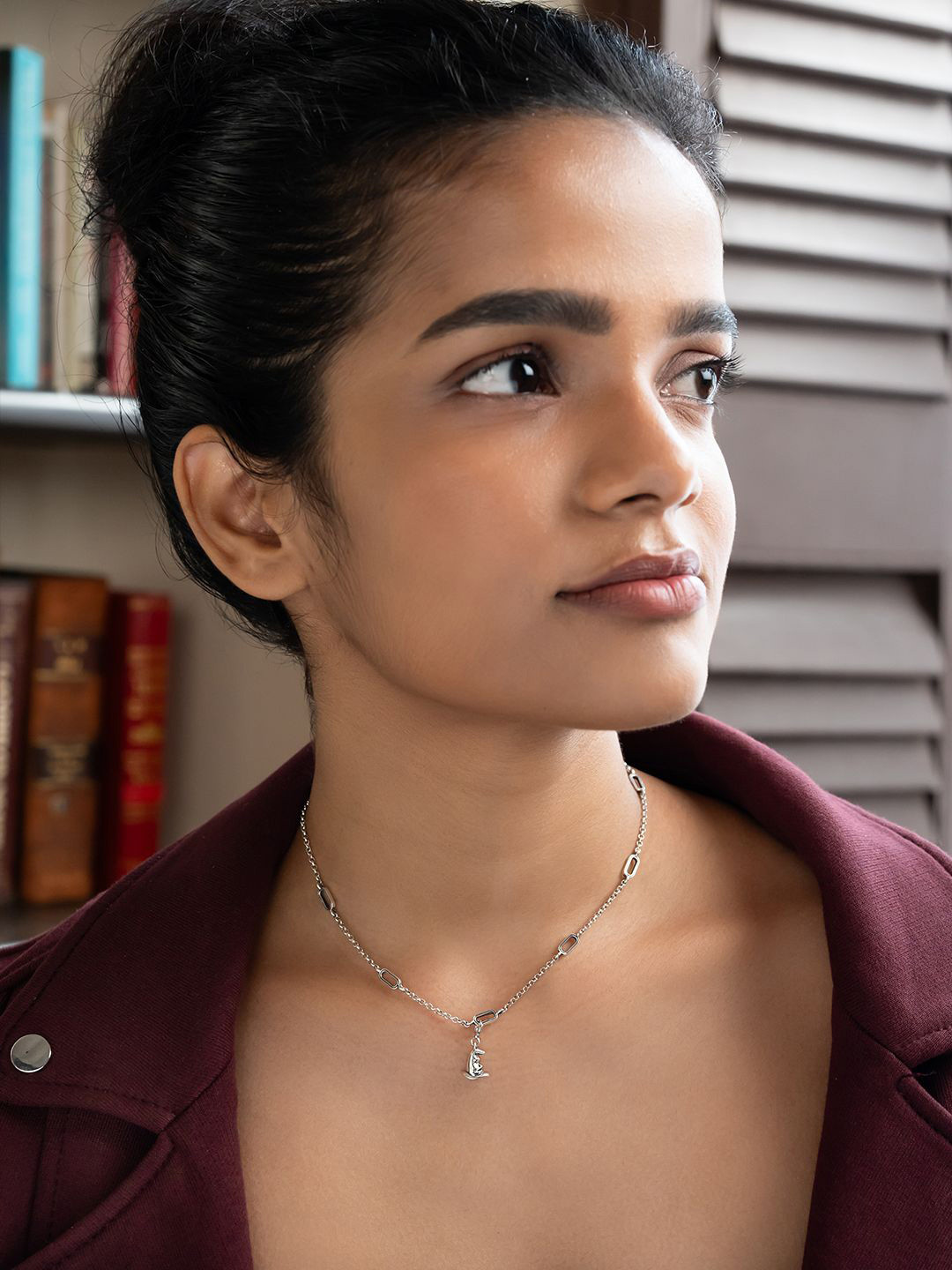 SHAYA Unisex 925 Silver Sorting Hat Necklace Charm