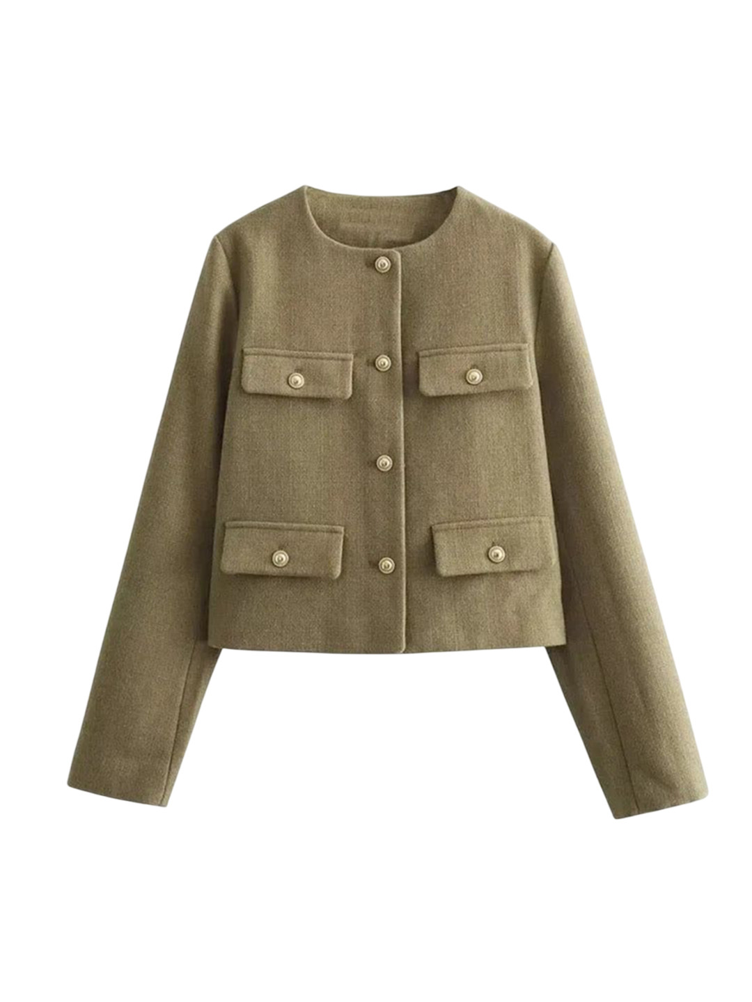 Miss Mosa By Akanksha  Women Carol Statement Woolen Tweed Trench Coat