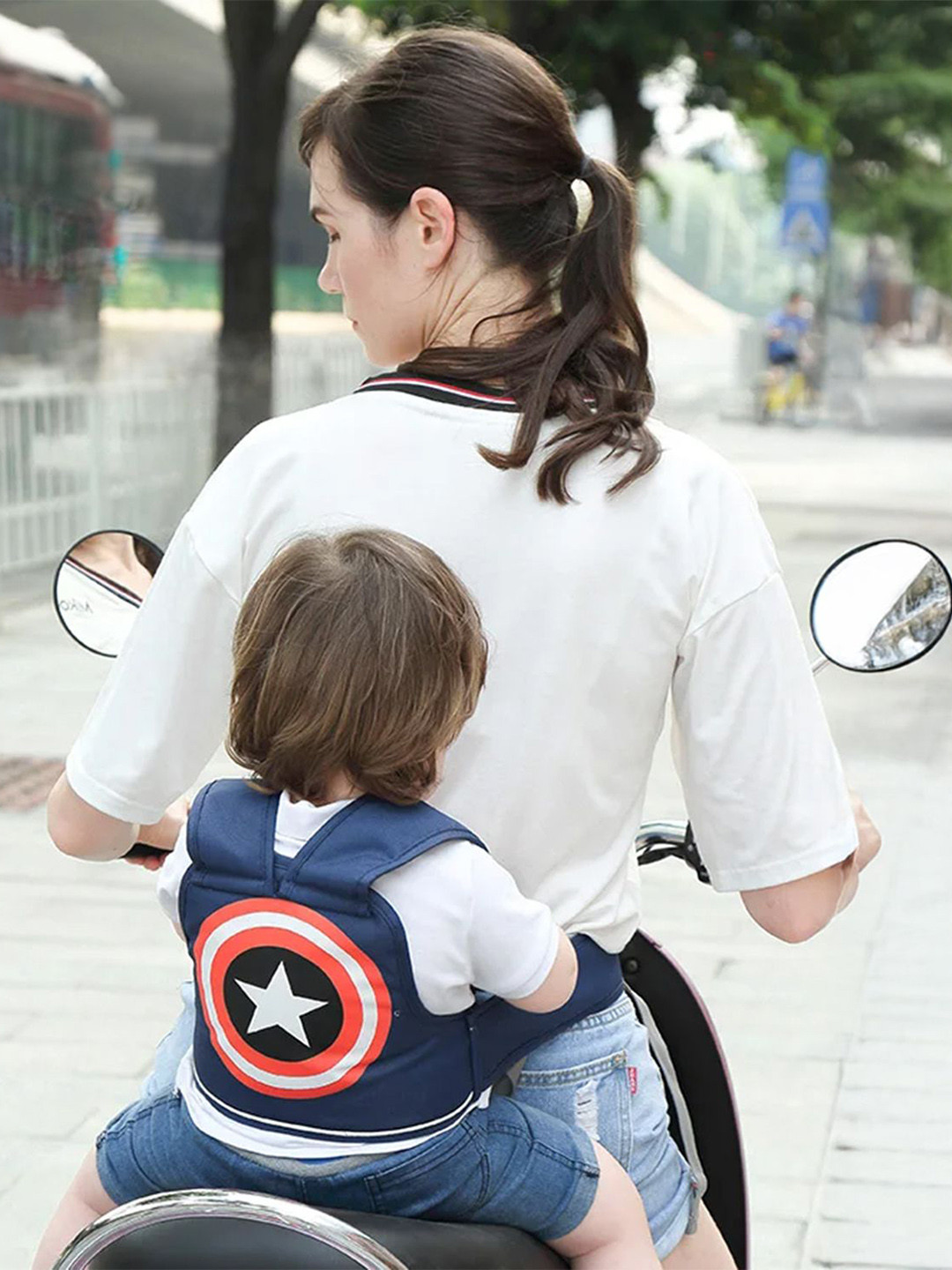 SYGA Kids Printed Anti-Fall Baby Carrier With Adjustable Safety Belt