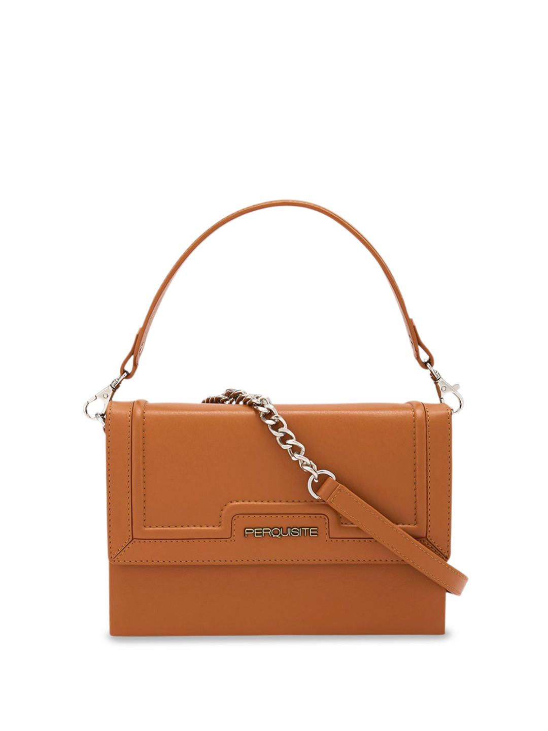 PERQUISITE RAINA Range Hermes Tan  One Size Soft Shoulder Bag