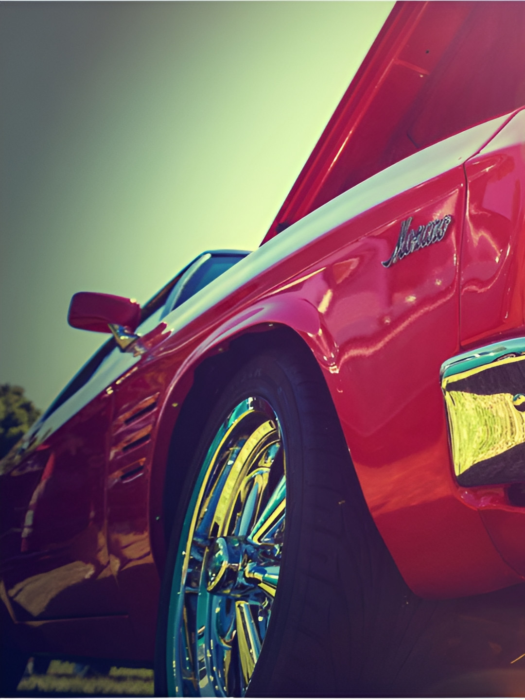 Inephos Red And Yellow Printed Wall Art