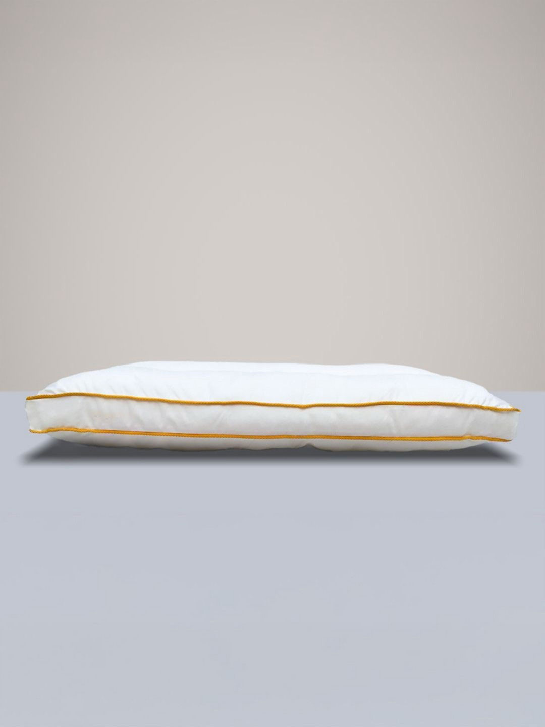 Recron Certified White Solid Polycotton Ultra Soft Fibre Sleep Pillow-40.64 x 66.04 x 10 cm