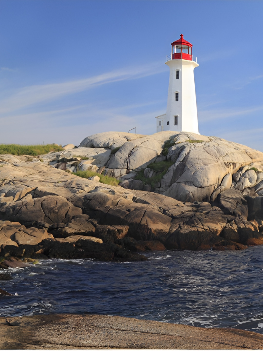 Inephos Blue And White Printed Canvas Wall Art