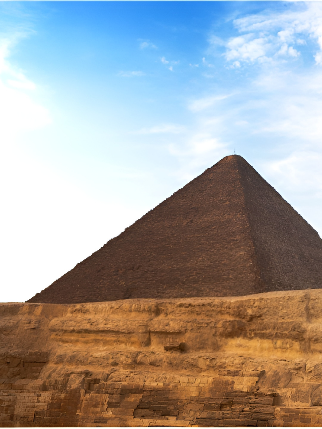 Inephos Brown And Blue Printed Canvas Wall Art